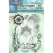 Stamperia Acrylic Stamp Set - Songs of the Sea - Corals - WTK182