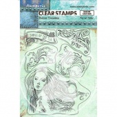 Stamperia Acrylic Stamp Set - Songs of the Sea - Mermaid - WTK180