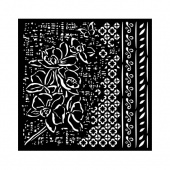 Stamperia Stencil - Orchids and Cats - Orchid Pattern - KSTDQ101