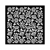 Stamperia Stencil - Precious - Roses Pattern - KSTDQ96