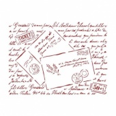 Stamperia Stencil - Provence - Letters - KSD310