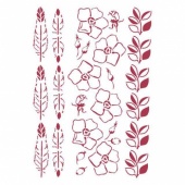 Stamperia Stencil - Romantic Christmas - Borders - KSG473