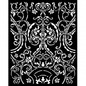 Stamperia Stencil - Sir Vagabond In Fantasy World - Metal Decor - KSTD155