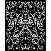 Stamperia Stencil - Sir Vagabond In Fantasy World - Metal Decor - KSTD155