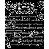 Stamperia Stencil - Songs of the Sea - The Mermaid Song - KSTD143