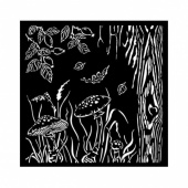 Stamperia Stencil - Woodland - Mushrooms - KSTDQ92
