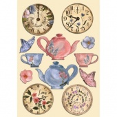 Stamperia Wooden Shapes - Create Happiness Welcome Home - Clocks - KLSP135
