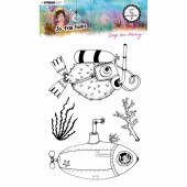 Studio Light Art by Marlene Clear Stamp Set - So-Fish-Ticated Collection #12 - Deep Sea Diving