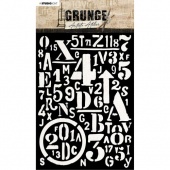 Studio Light Grunge Artist's Atelier Collection Mask - Background Letters & Numbers - MASK13