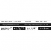 Studio Light Grunge Artist's Artlier Collection Washi Tape - Background - WASHI03
