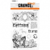 Studio Light Grunge Collection Clear Stamp Set - Wanderlust - SL-GR-STAMP228