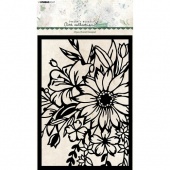 Studio Light Jenine's Mindful Art Essentials Collection Mask - Open Flower Bouquet - JMA-ES-MASK77