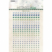 Studio Light Jenine's Mindful Art Essentials Collection Self Adhesive Pearls - Blues & Greens - JMA-ES-PEARL02