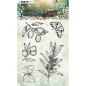 Studiolight Jenine's Mindful Art Clear Stamp Set - New Awakening Collection - Olive Branches - JMA-NA-STAMP19