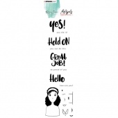 Studio Light Karin Joan - Missees Collection - Clear Stamp Set - English Text- STAMPKJ08