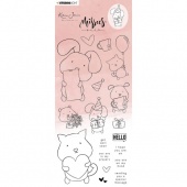 Studio Light Karin Joan - Missees Collection - Clear Stamp Set - Pets - STAMPKJ14