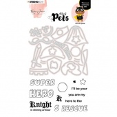 Studio Light Karin Joan - Missees Collection - Clear Stamp and Dies - Building Pets - Accessories Missees - KJ-MDKJ-SCD07