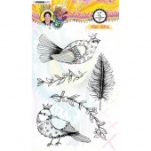 Studiolight Art by Marlene Clear Stamp Set - Marlene's World #64 - Sweet Birdie