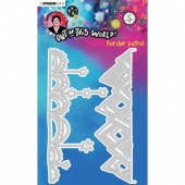 Studio Light Art by Marlene Cutting & Embossing Dies- Out of This World Collection - Border Patrol - ABM-OOTW-CD87