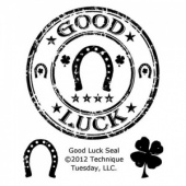 Technique Tuesday Clear Stamp Set - Good Luck Seal