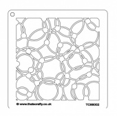 That's Crafty! 6ins x 6ins Stencil - Knotted Circles - TC66002