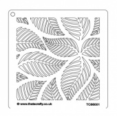 That's Crafty! 6ins x 6ins Stencil - Leaves - TC66001