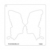 That's Crafty! 8ins x 8ins Stencil - Butterfly Wings - TC8002