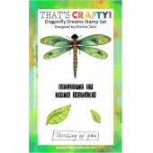 That's Crafty! A6 Clear Stamp Set - Dragonfly Dreams