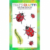 That's Crafty! A6 Clear Stamp Set - Lady Bugs
