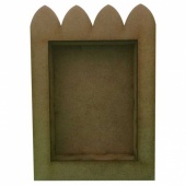 That's Crafty! Surfaces Dinky Art Shrine - Scallop Top - Pack of 3