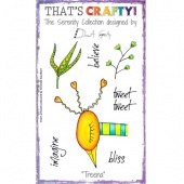 That's Crafty! Clear Stamp Set - The Serenity Collection - Treena