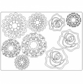 That's Crafty! Surfaces Craftyboard - Steampunk Flowers and Roses