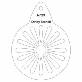 That's Crafty! Round Dinky Stencil - Daisy - TC123