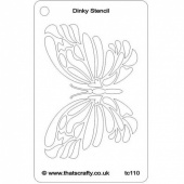 That's Crafty! Dinky Stencil - Flourish Butterfly - TC110