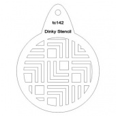 That's Crafty! Round Dinky Stencil - Geo - TC142