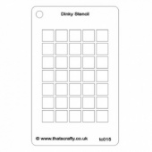 That's Crafty! Dinky Stencil - Grid Background - TC015