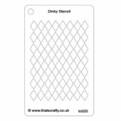 That's Crafty! Dinky Stencil - Harlequin Background - TC020