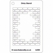 That's Crafty! Dinky Stencil - Hole in the Wall - TC066