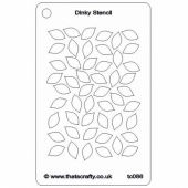 That's Crafty! Dinky Stencil - Leaves - TC086