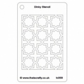 That's Crafty! Dinky Stencil - Moroccan Background - TC069