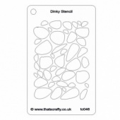 That's Crafty! Dinky Stencil - Pebbles Background - TC046