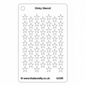 That's Crafty! Dinky Stencil - Punchinella Stars - TC036