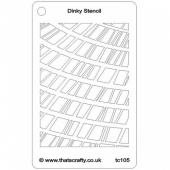 That's Crafty! Dinky Stencil - Random Rectangles - TC105