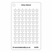 That's Crafty! Dinky Stencil - Stars Background - TC039