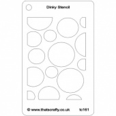 That's Crafty! Dinky Stencil - Circles - TC161