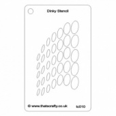 That's Crafty! Dinky Stencil - Wave Circles - TC010