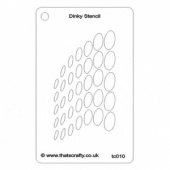 That's Crafty! Dinky Stencil - Wave Circles - TC010