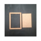 That's Crafty! Surfaces MDF Frames and Inserts  - Pack of 10