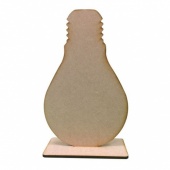 That's Crafty! Surfaces MDF Uprights - Light Bulb - Pack of 3