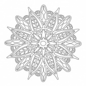 That's Crafty! 8ins x 8ins Mask - Mandala 2